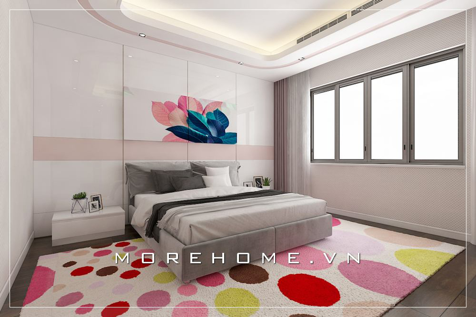 Ấn tượng với mẫu thiết kế phòng ngủ đẹp sang trọng và tinh tế của Morehome